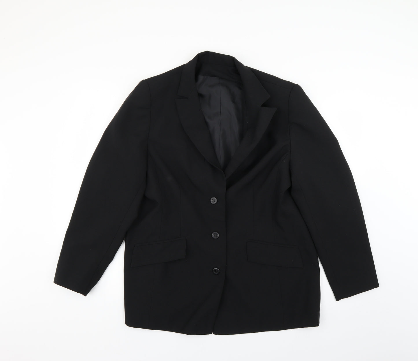 prewon Womens Black   Jacket Blazer Size 18