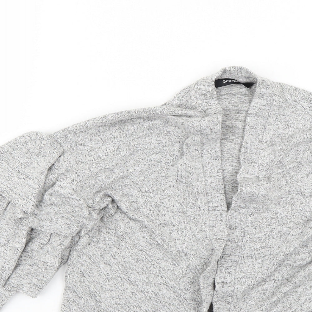 George Girls Grey   Cardigan Jumper Size 6-7 Years