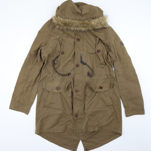 Burton Mens Brown   Rain Coat Coat Size XL