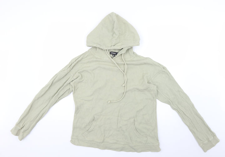 Missguided Womens Green   Pullover Hoodie Size 10