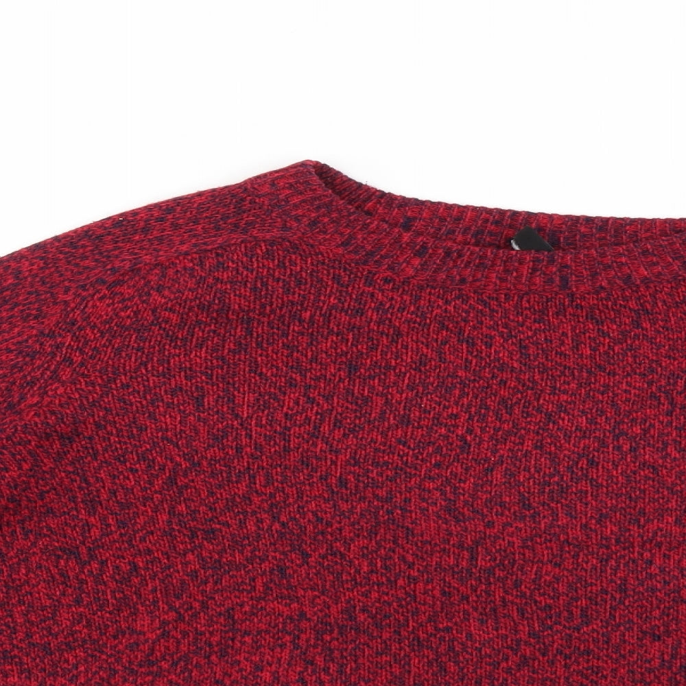 H&M Womens Red   Pullover Jumper Size S