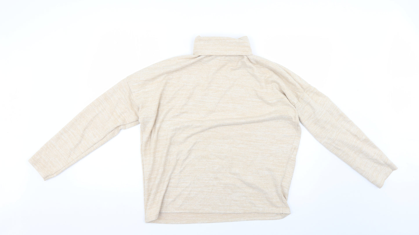 H&M Womens Beige   Pullover Jumper Size M