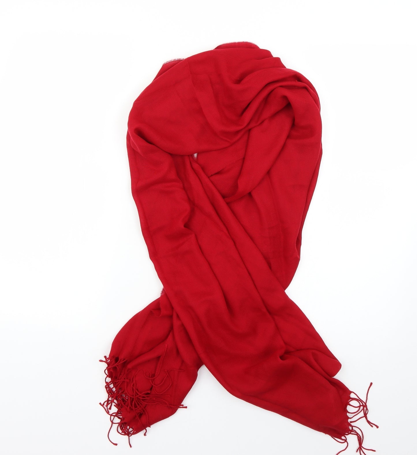 Preworn Unisex Red    Scarf