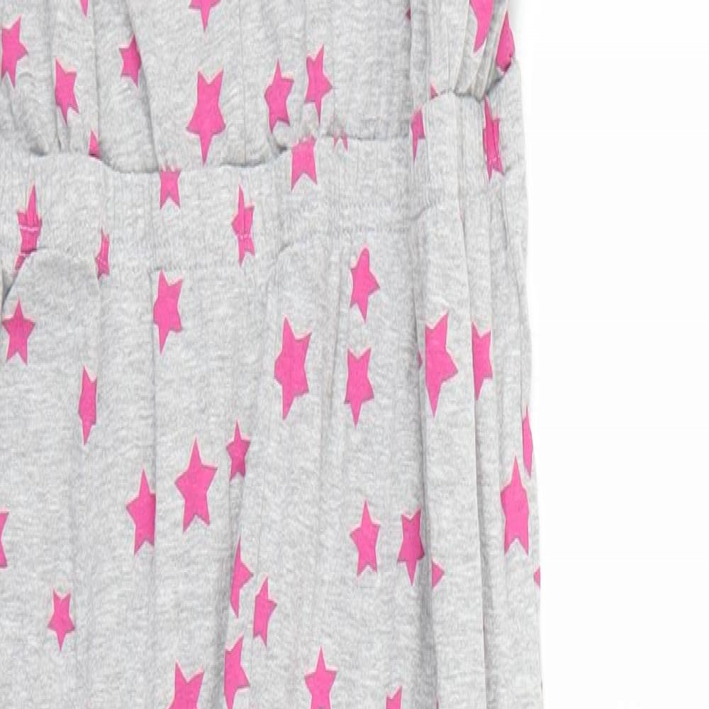 Avon Womens Grey Geometric  Jumpsuit One-Piece Size 12