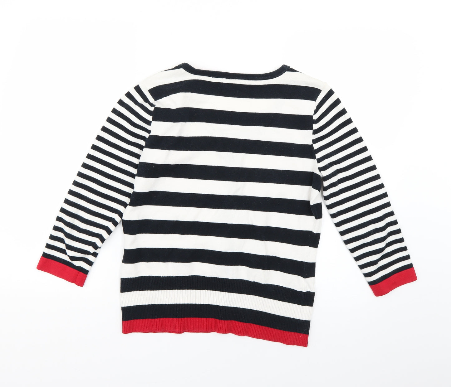 Wallis Womens Multicoloured Striped  Cardigan Jumper Size 12