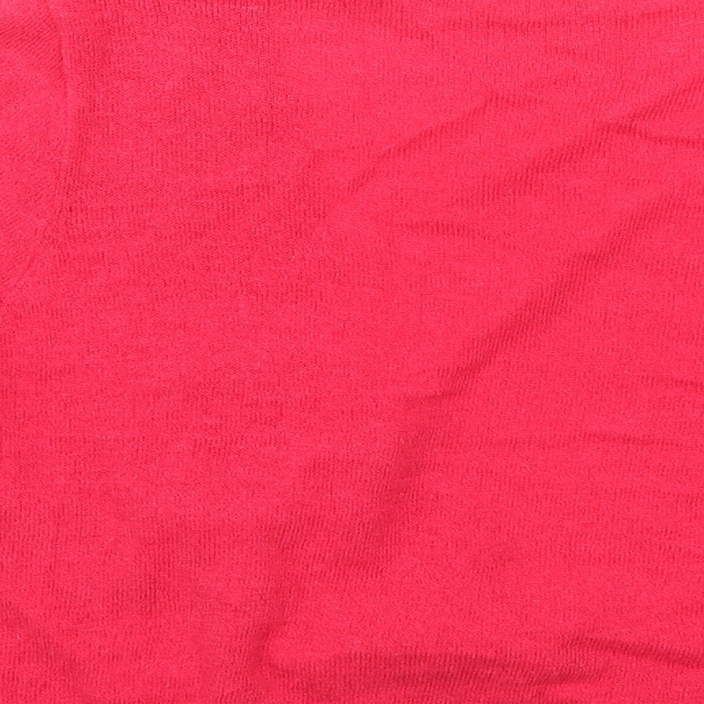 Marks and Spencer Womens Pink   Cardigan Jumper Size 14