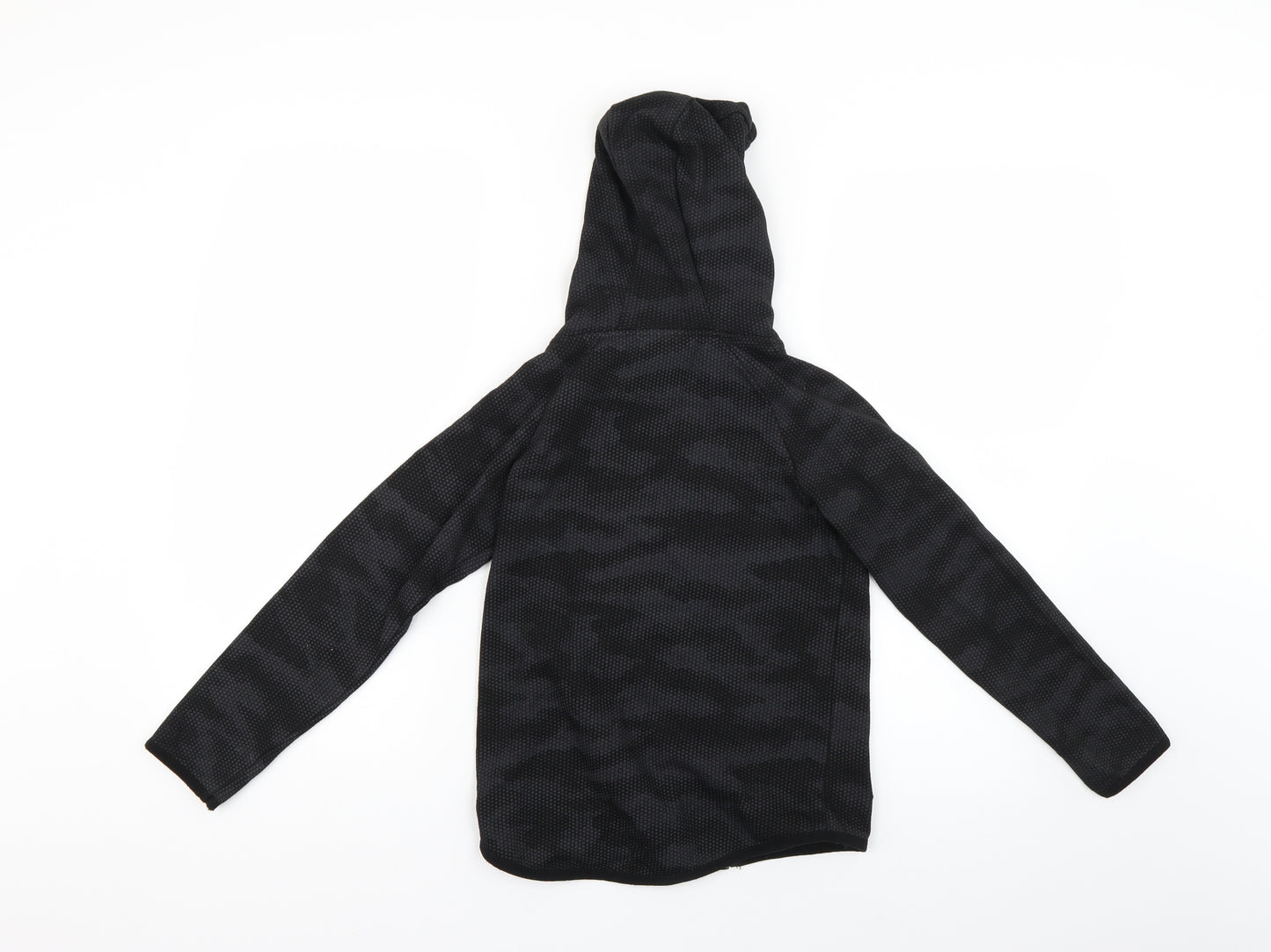 Primark Boys Black   Full Zip Hoodie Size 8-9 Years
