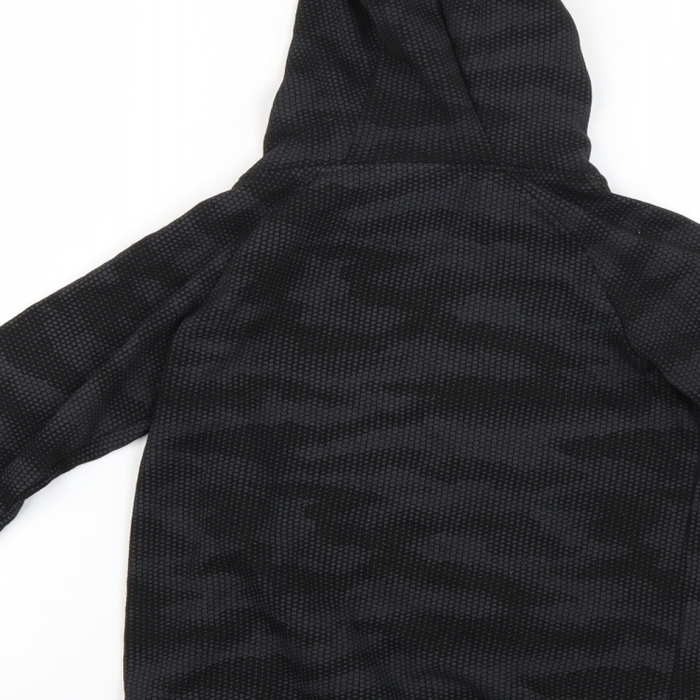 Primark Boys Black   Full Zip Hoodie Size 8-9 Years