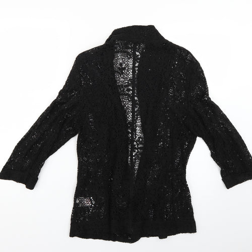 Peacocks Womens Black   Cardigan Jumper Size 20