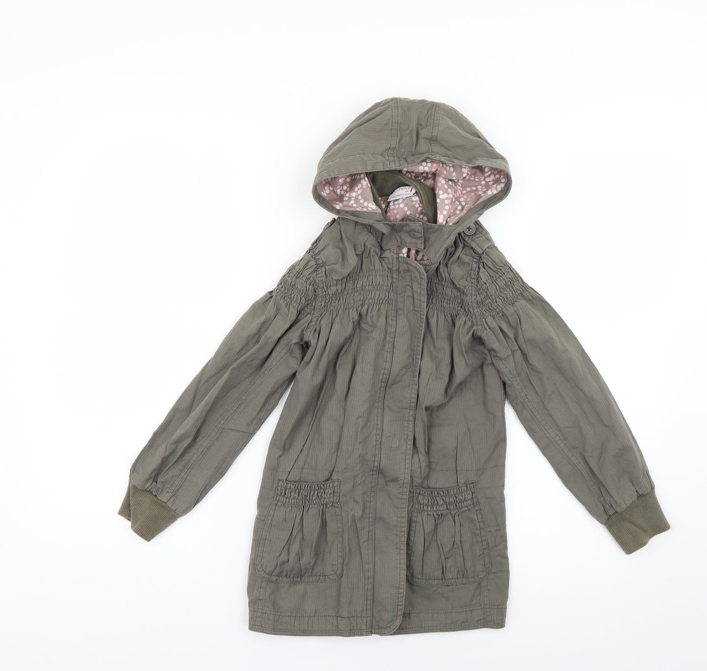 NEXT Girls Green    Coat Size 7-8 Years