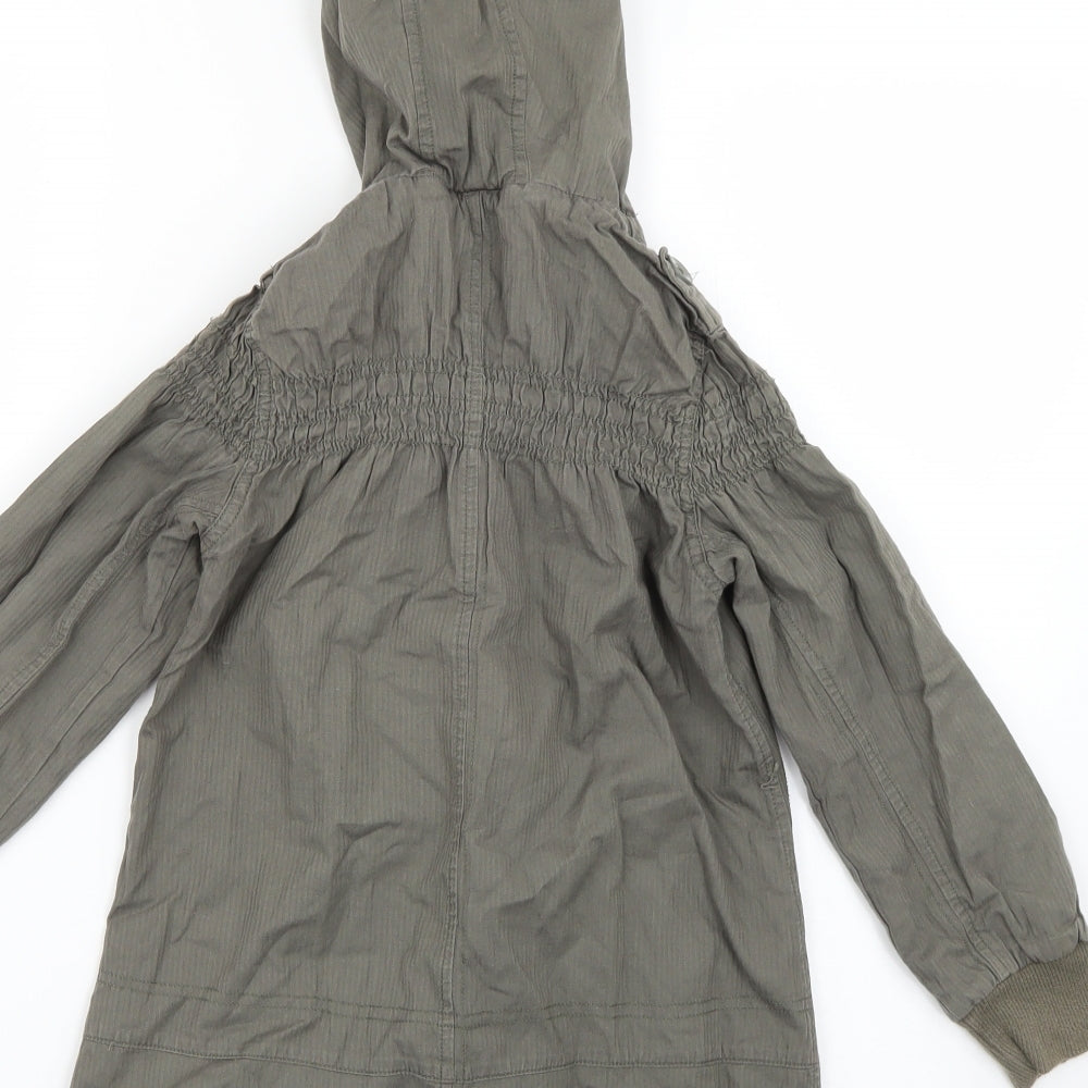 NEXT Girls Green    Coat Size 7-8 Years