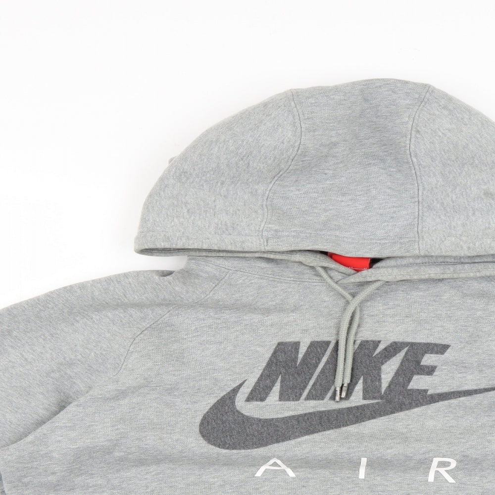 Nike Mens Grey   Pullover Hoodie Size M