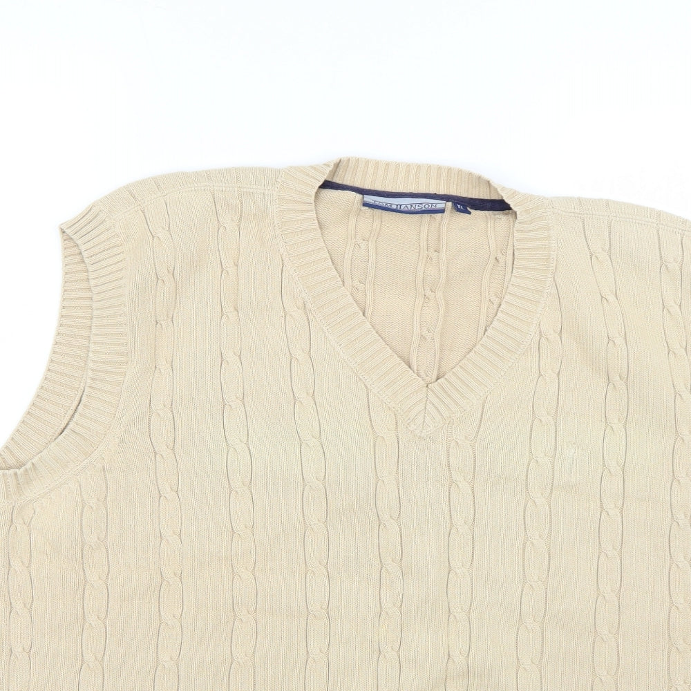 tom hanson Mens Beige   Pullover Jumper Size XL