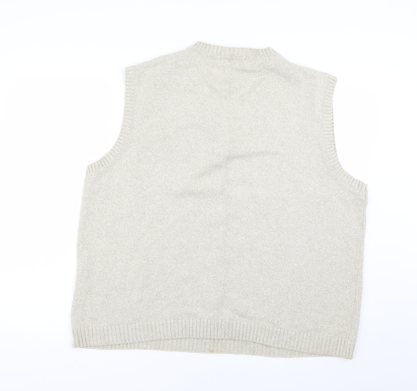 BHS Mens Beige   Pullover Jumper Size XL