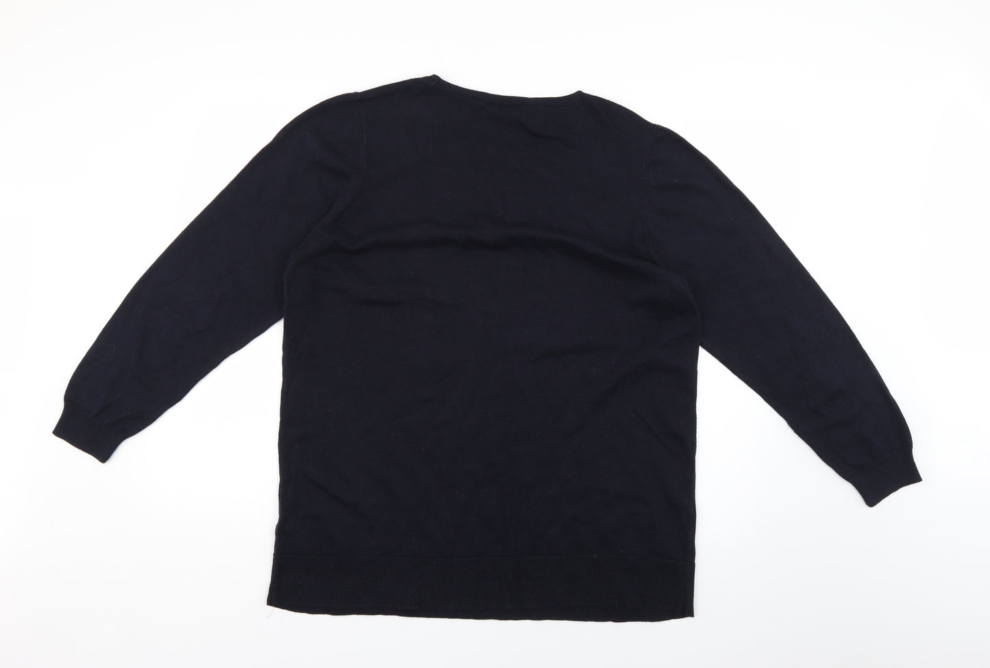 Wallis Womens Black   Pullover Jumper Size L