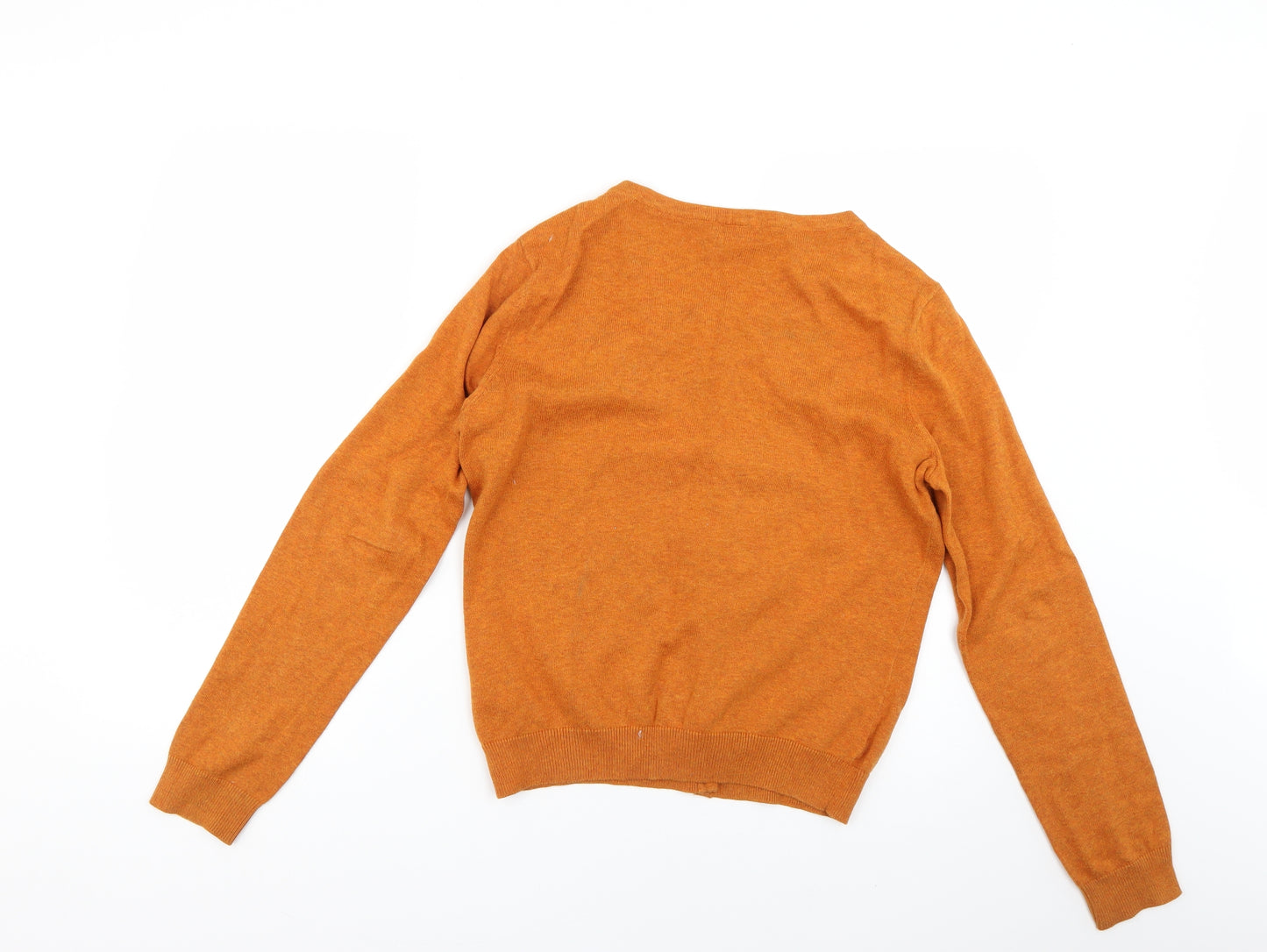 H&M Womens Orange   Cardigan Jumper Size M