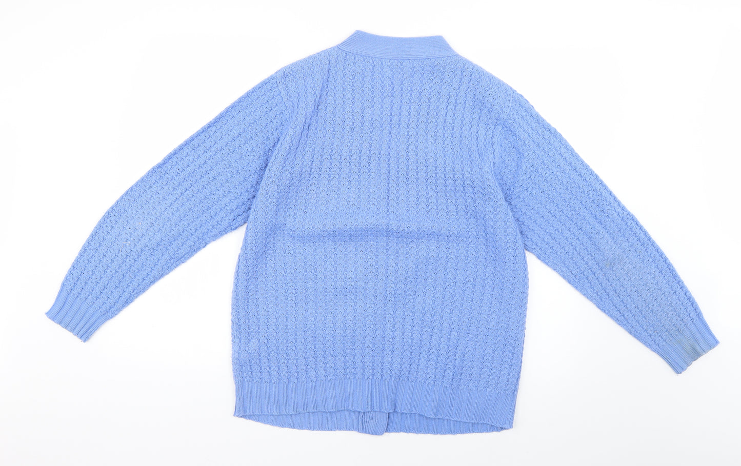 Damart Womens Blue   Cardigan Jumper Size 14