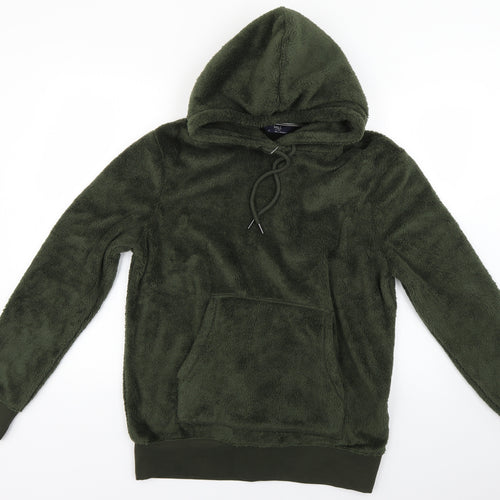 Marks and Spencer Mens Green   Pullover Hoodie Size S