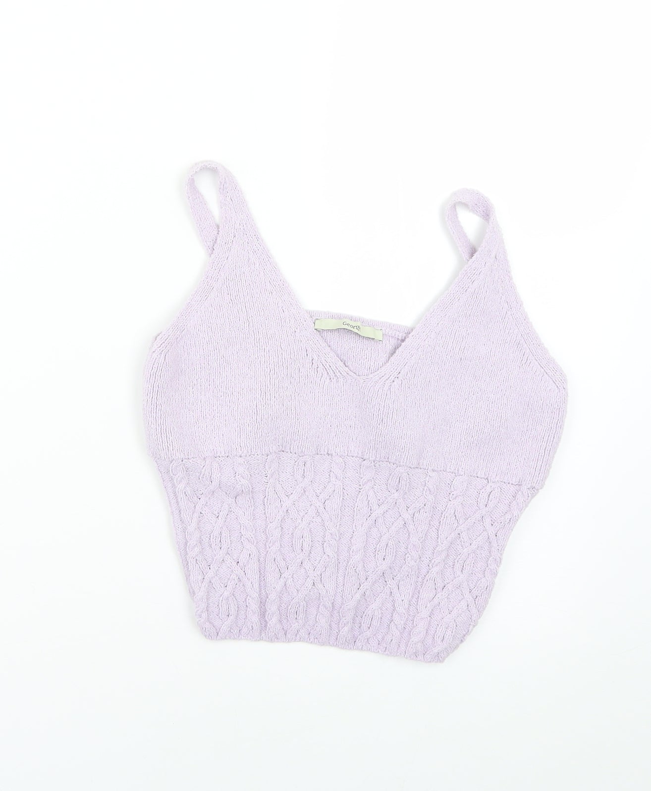 George Womens Purple   Basic Blouse Size 12