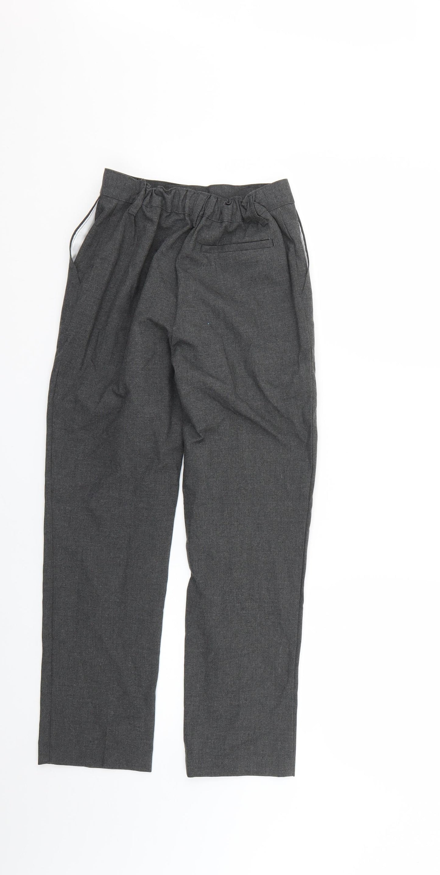 Marks and Spencer Boys Grey   Cropped Trousers Size 9-10 Years