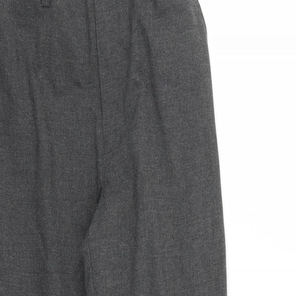 Marks and Spencer Boys Grey   Cropped Trousers Size 9-10 Years