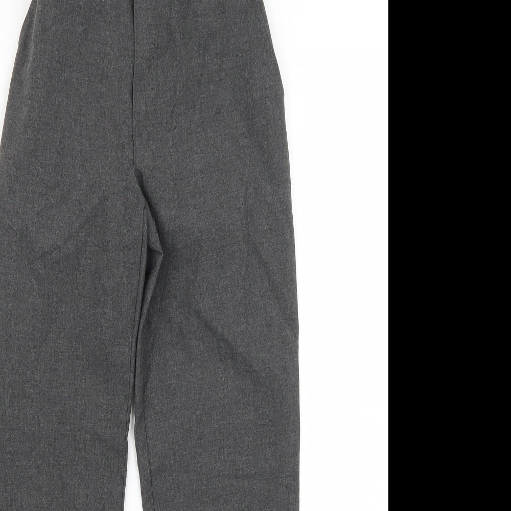 Marks and Spencer Boys Grey   Cropped Trousers Size 9-10 Years