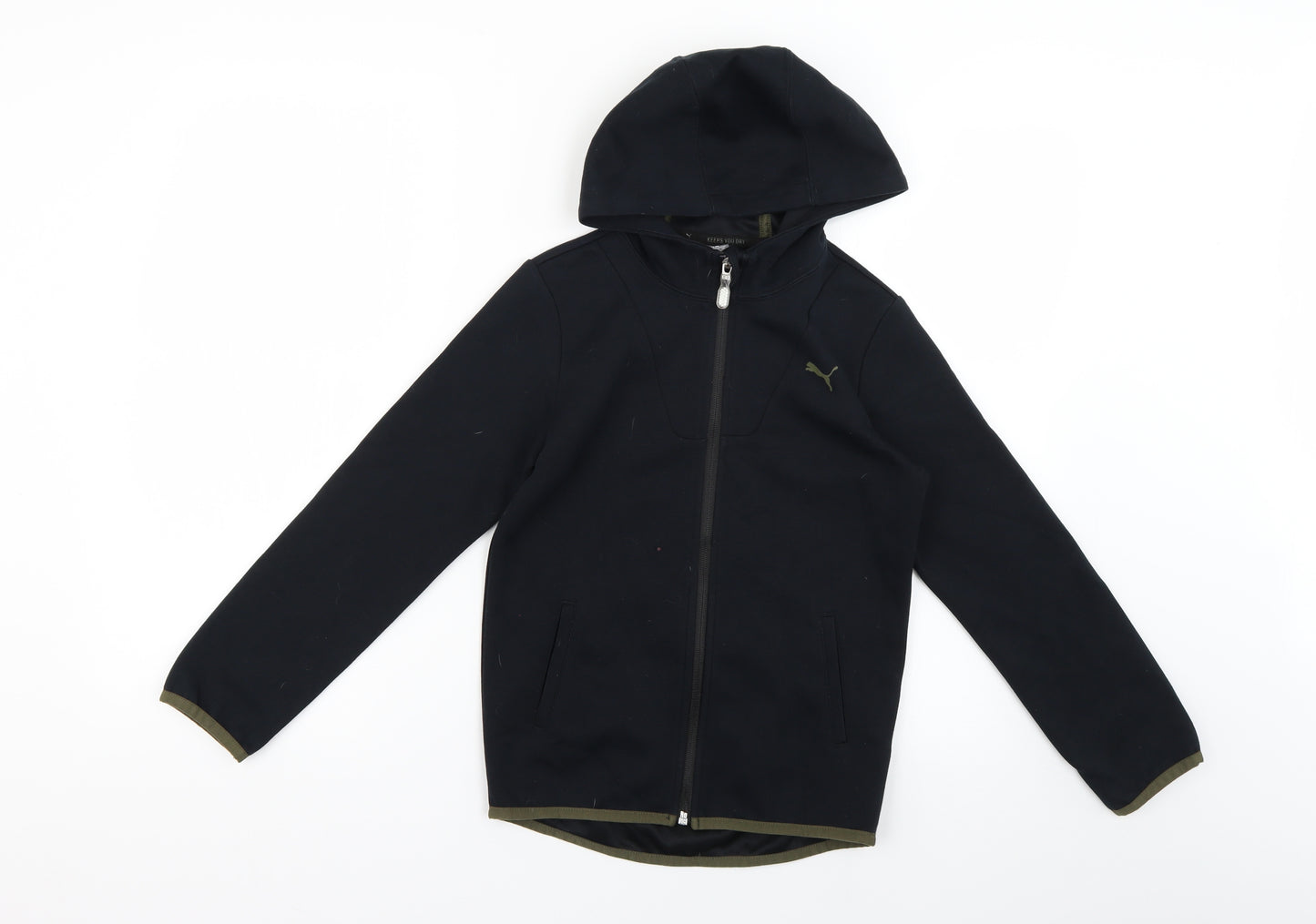 PUMA Boys Black   Pullover Hoodie Size 9-10 Years