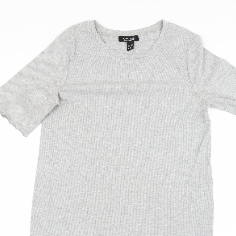 New Look Womens Grey   T-Shirt Dress  Size 14