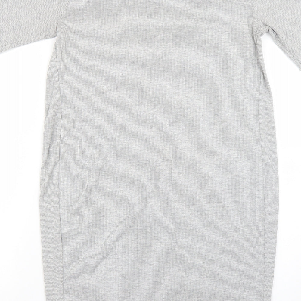 New Look Womens Grey   T-Shirt Dress  Size 14