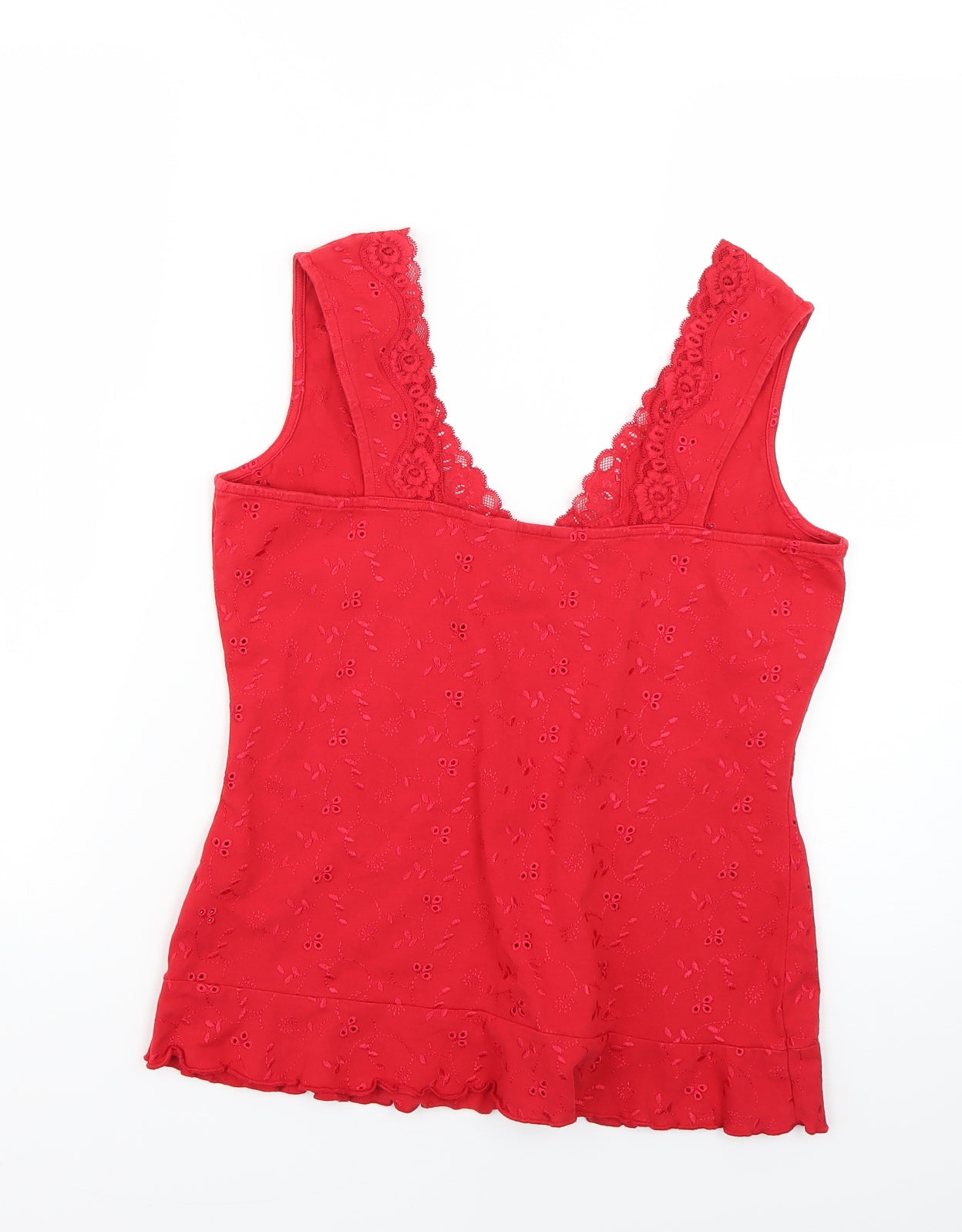 Per Una Womens Red   Basic Blouse Size 10