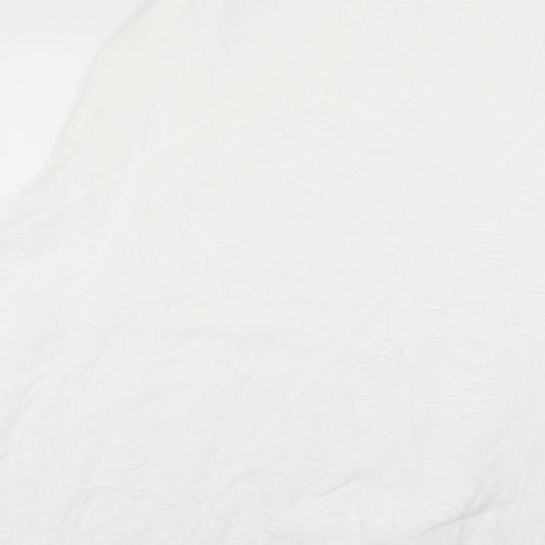 Per Una Womens White   Flare Skirt Size 10