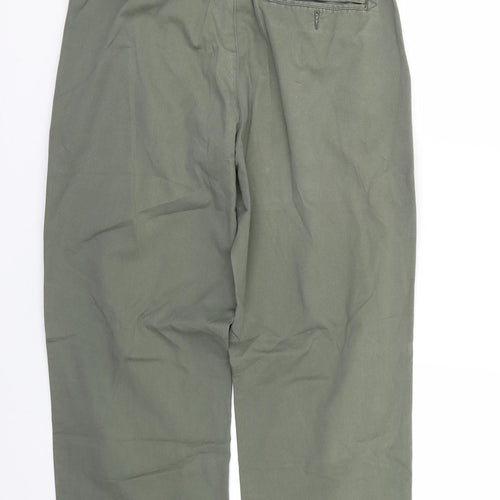 BHS Mens Green   Trousers  Size 34 L27 in