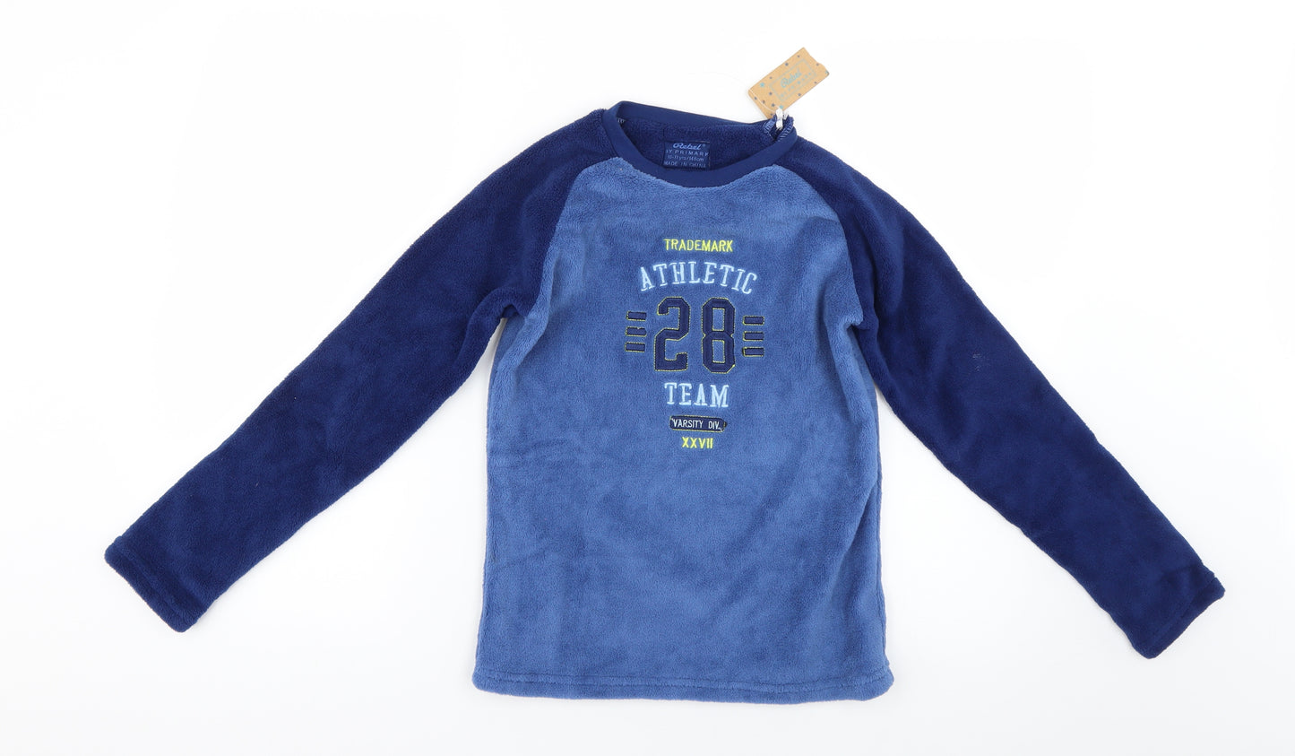 Primark Boys Blue    Pyjama Top Size 11-12 Years