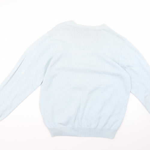 Marks and Spencer Mens Blue   Pullover Jumper Size L