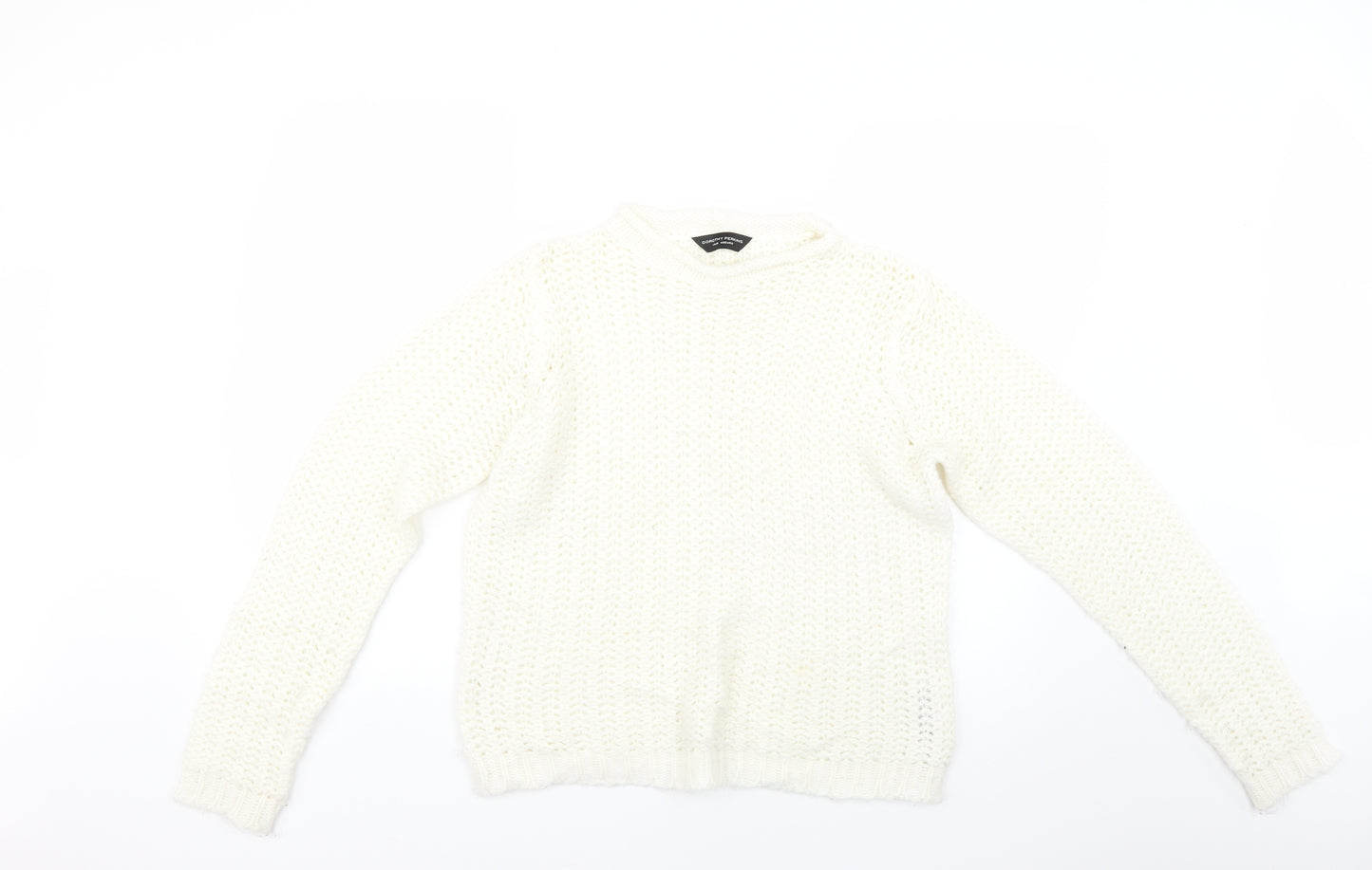Dorothy Perkins Womens White   Pullover Jumper Size 14