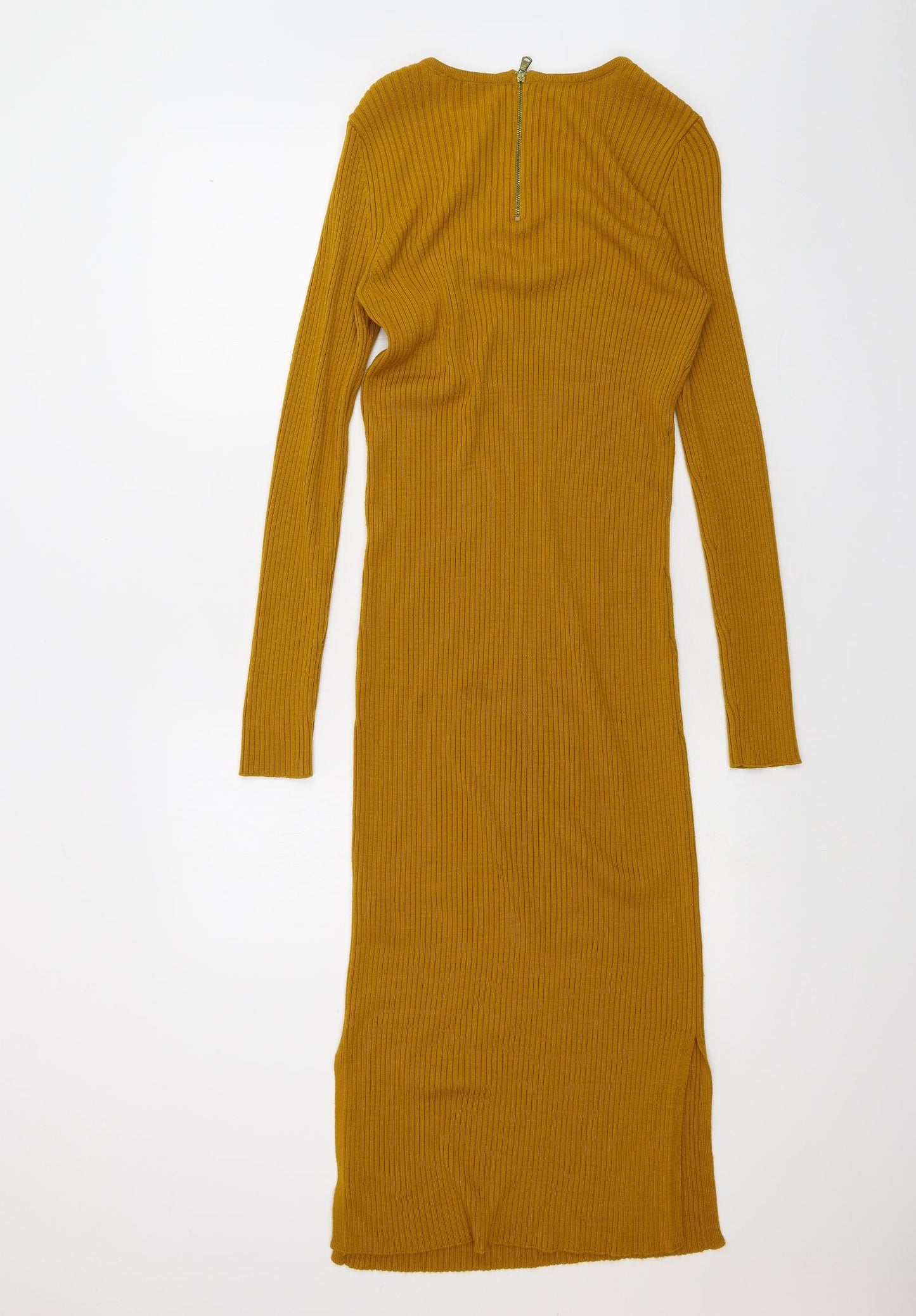 River Island Womens Yellow   T-Shirt Dress  Size 10