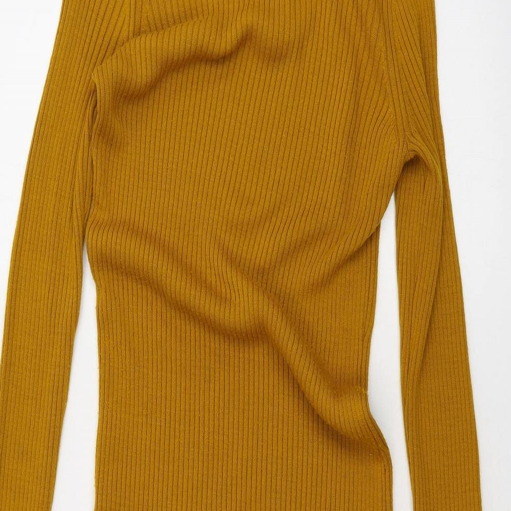 River Island Womens Yellow   T-Shirt Dress  Size 10