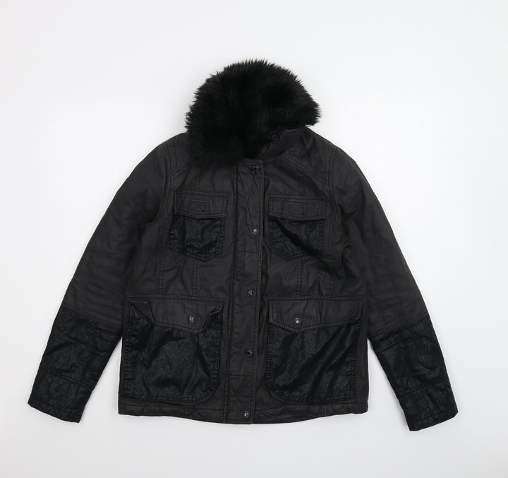 River Island Womens Black   Jacket  Size 8