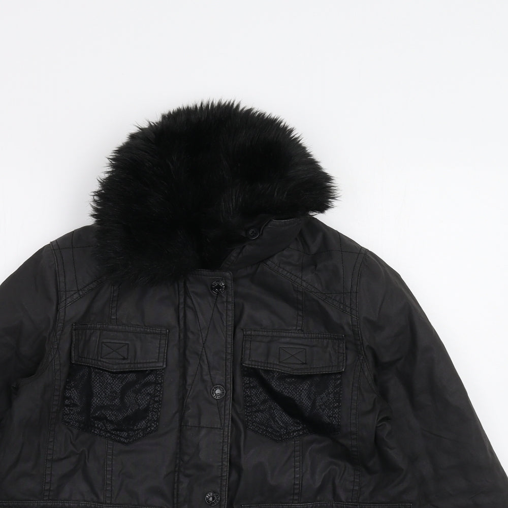 River Island Womens Black   Jacket  Size 8