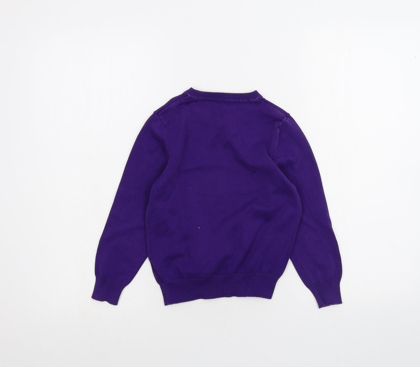 George Girls Purple   Basic T-Shirt Size 5-6 Years