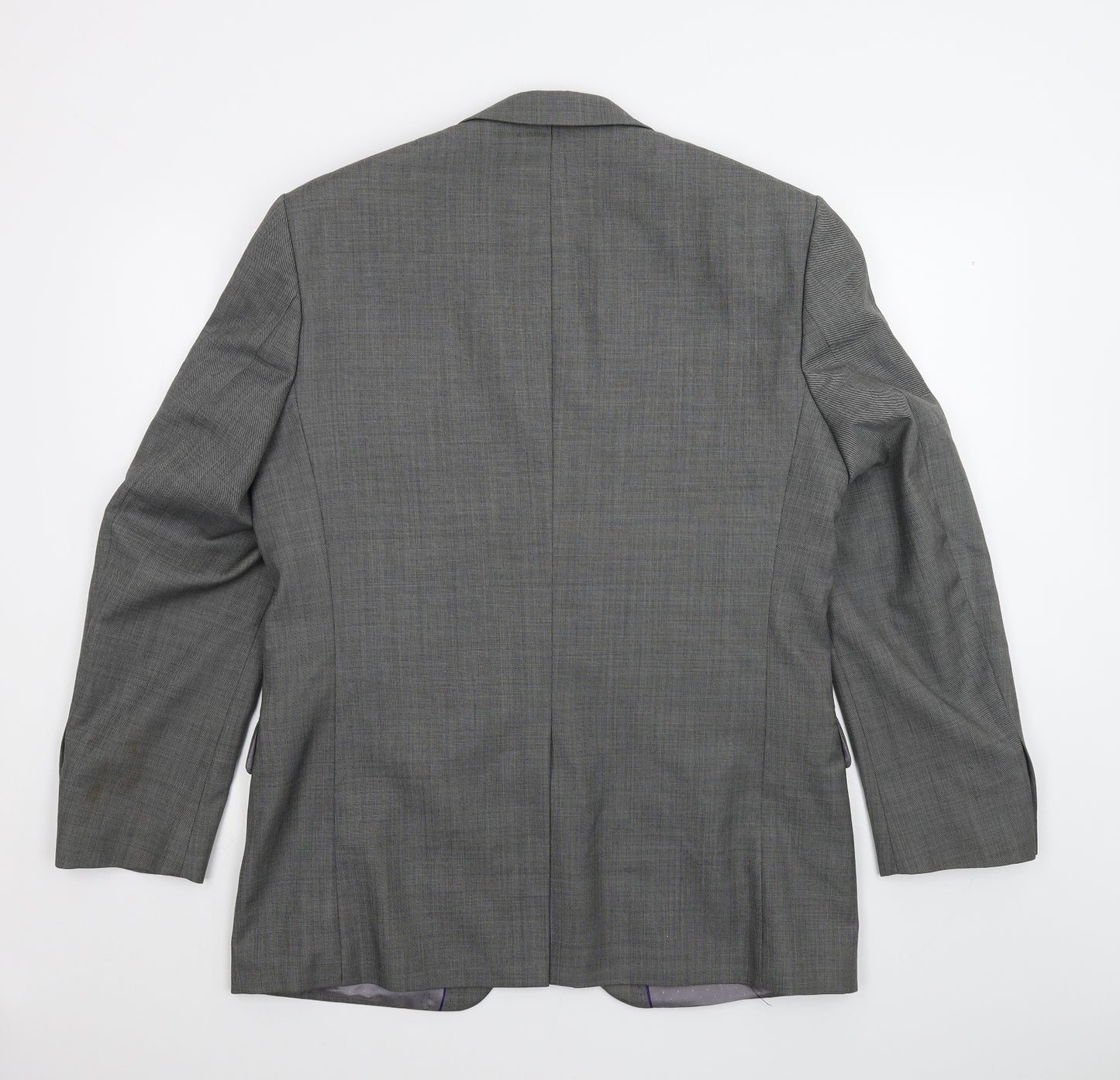 Flintoff Mens Grey   Jacket Suit Jacket Size 40