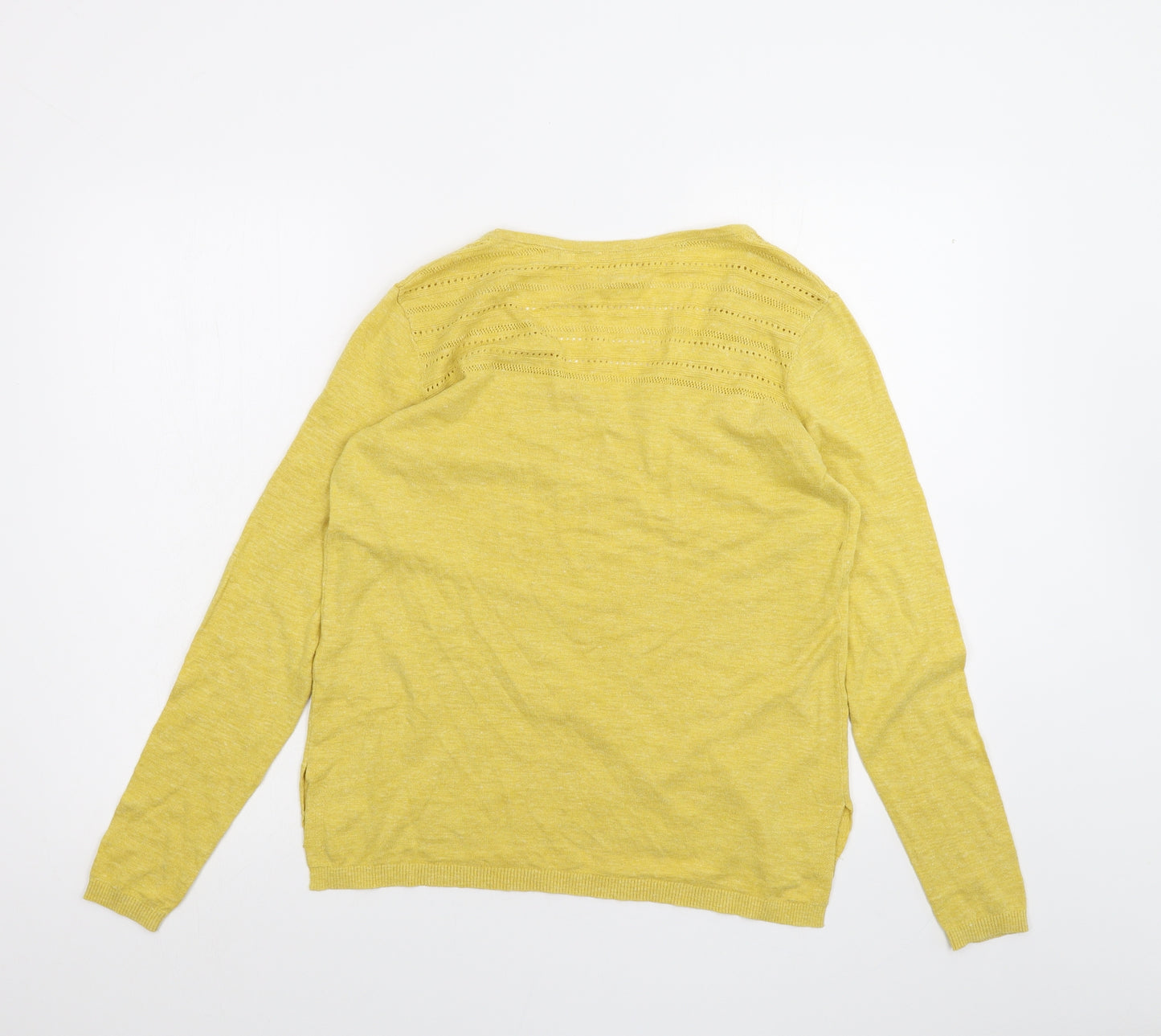 Fat Face Womens Yellow   Basic T-Shirt Size 8