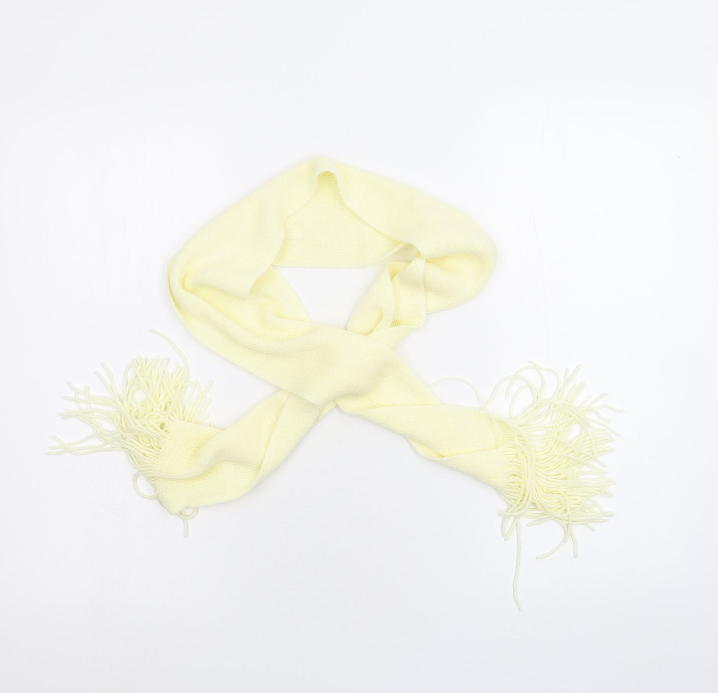 Preworn Womens White    Scarf