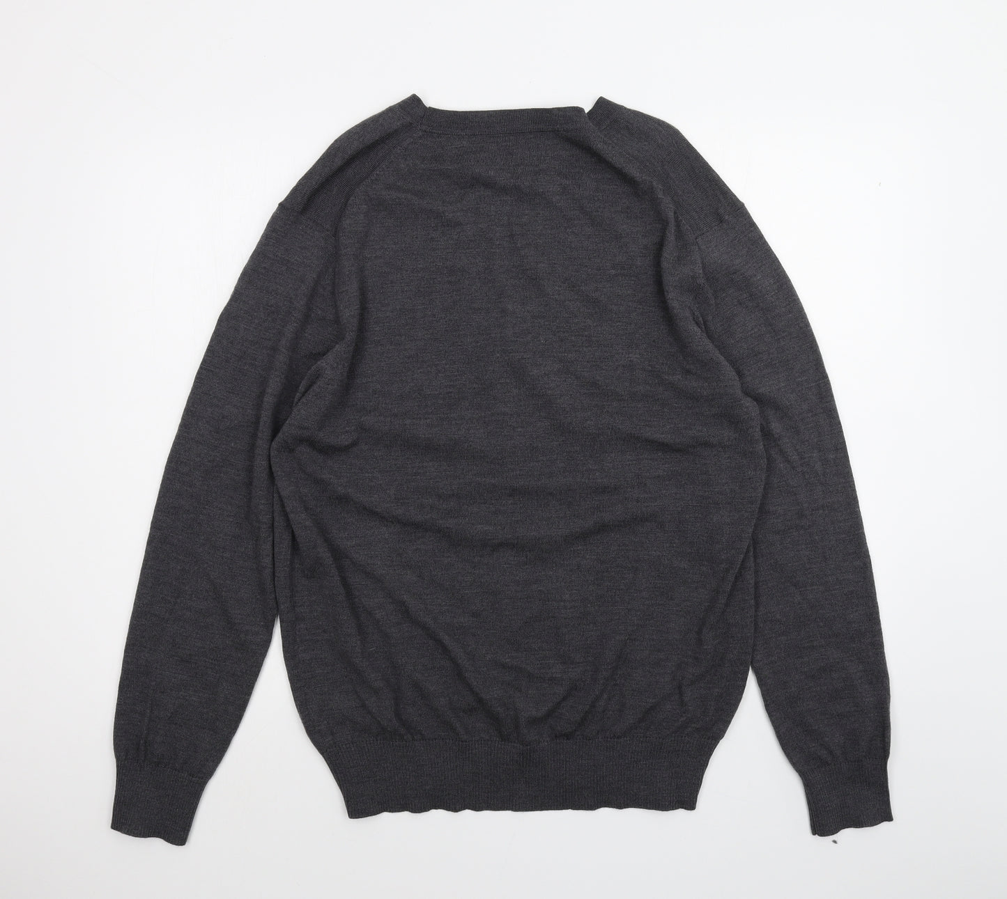 Black Mens Black   Cardigan Jumper Size L