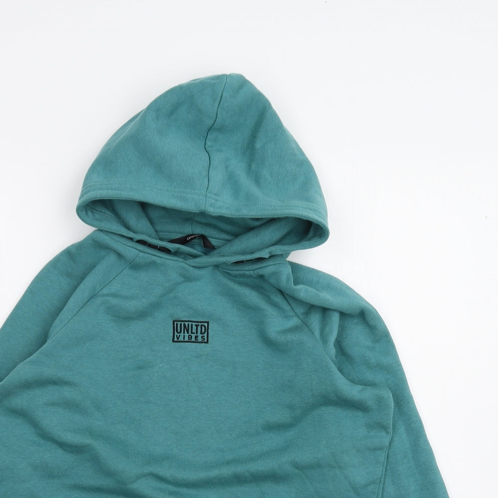 George Boys Blue   Pullover Hoodie Size 11-12 Years
