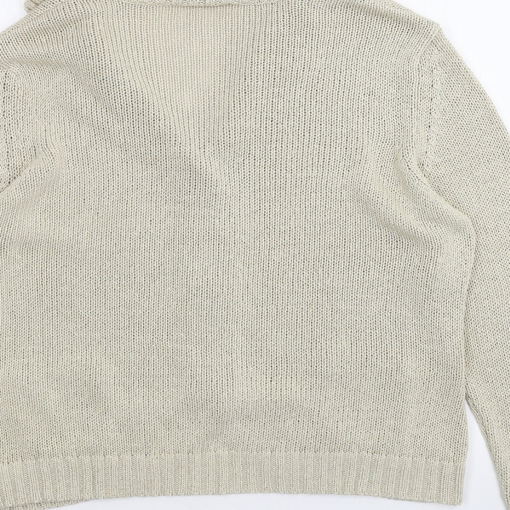 Olsen Womens Beige   Cardigan Jumper Size 16