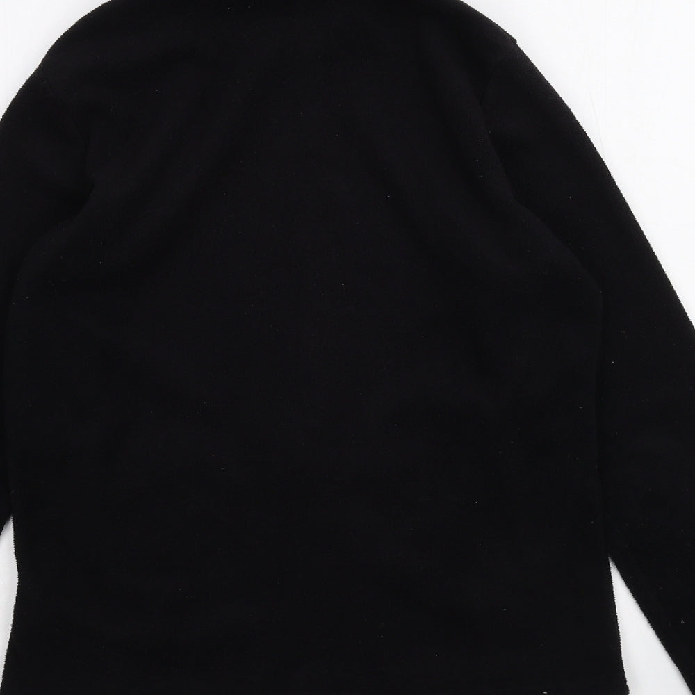 Marks and Spencer Womens Black   Full Zip Jumper Size 12