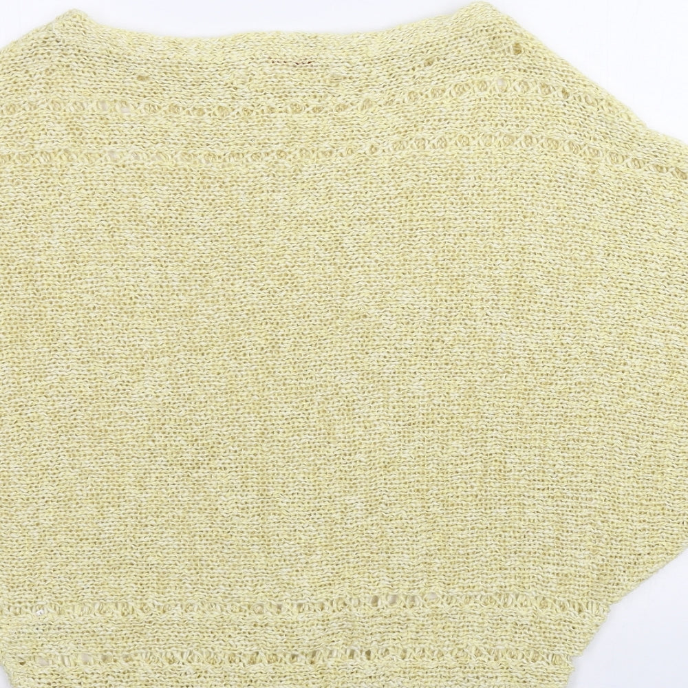 Miss Selfridge Womens Yellow   Pullover Jumper Size 12