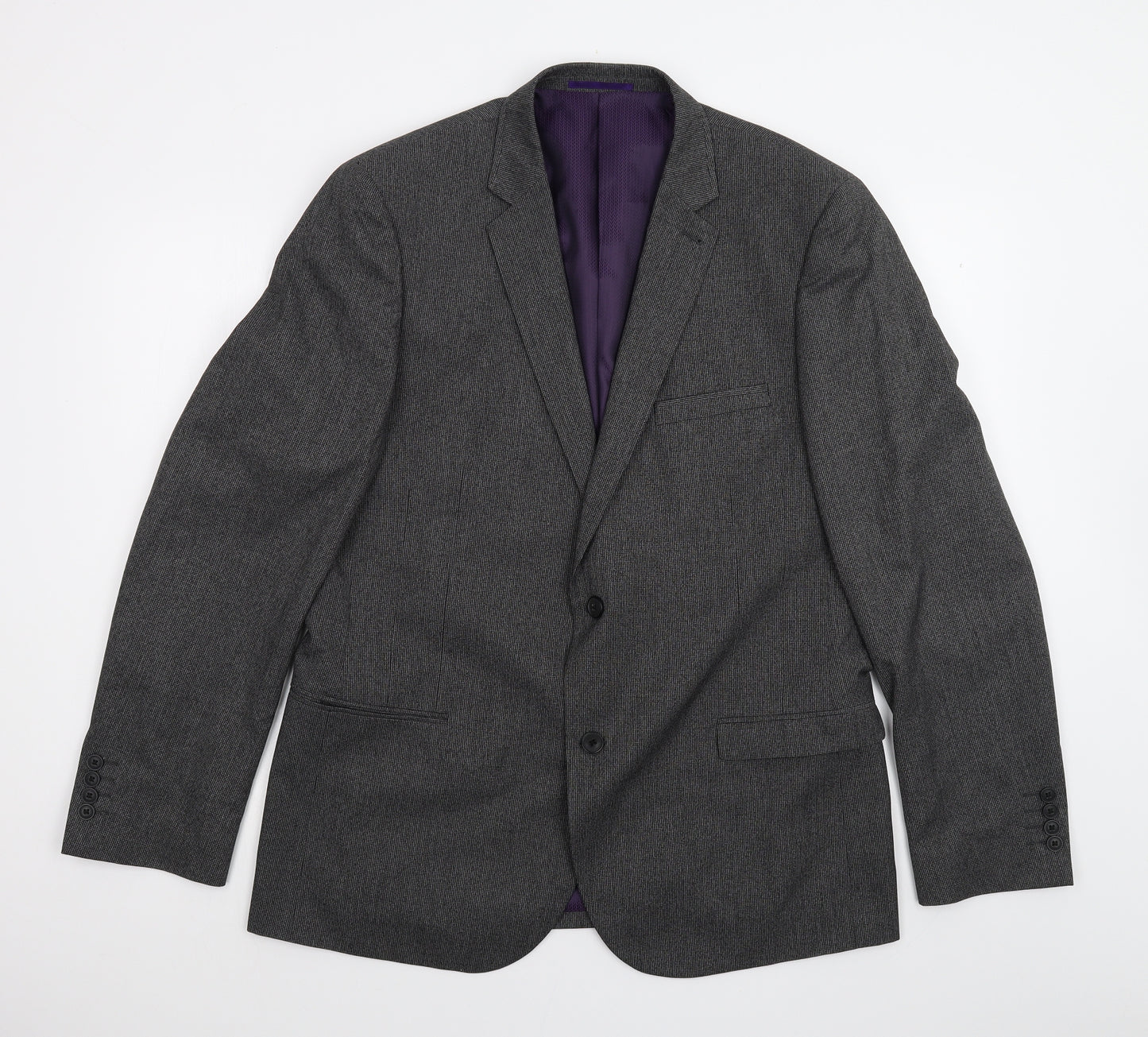 George Mens Black   Jacket Suit Jacket Size 44