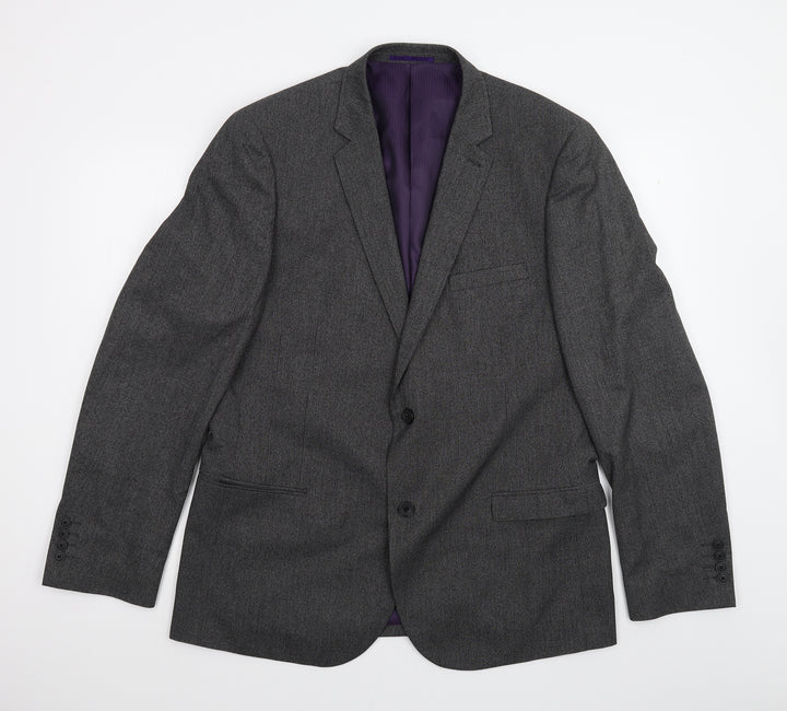 George Mens Black   Jacket Suit Jacket Size 44